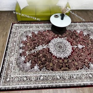 Турецкий Ковер Для Медальон Дизайн 30572 Красный